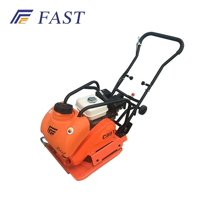 Vibratory plate compactor manual soil compactor