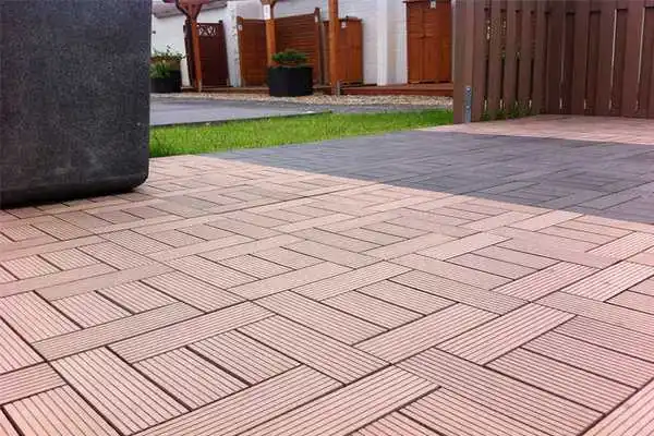 
Waterproof Price WPC Flooring Tile Wood Floor Border Plastic Floor Timber 