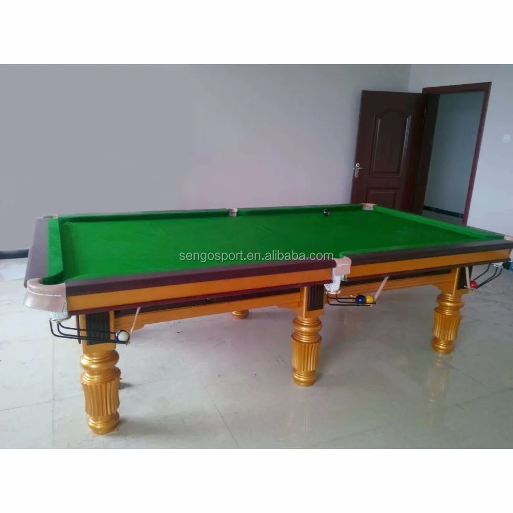 Factory Direct Sales Solid Wood With Slate ,Excellent Hand Made Crafts Coin Operated Billiard Table/Pool Table