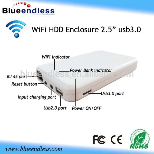 Blueendless BS-U25WF беспроводной usb 2.5 жесткий диск корпус жесткий диск чехол wifi