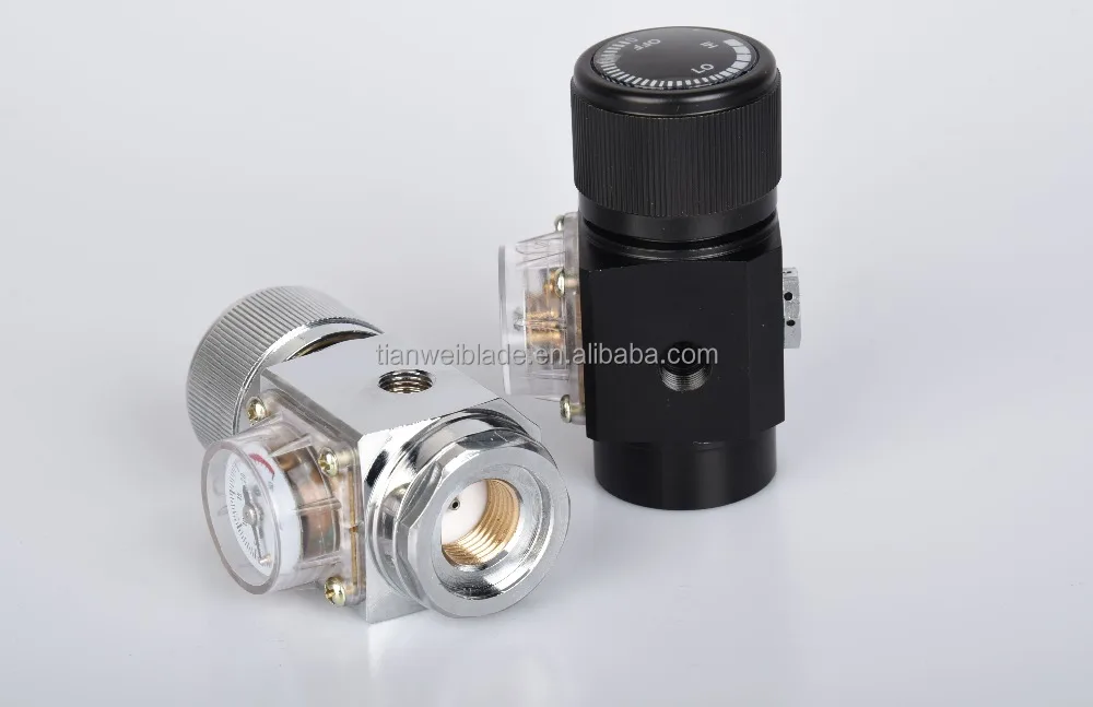 2017 New design High quality aluminum mini Co2 paintball regulator/paintball gun high pressure