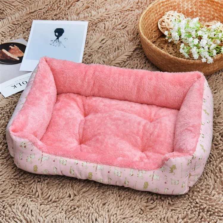 
Soft Material Nest Dog Baskets Warm Soft Mat Kennel For Cat Puppy 