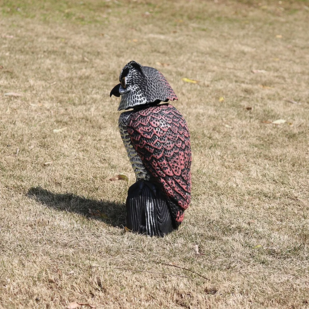 Factory Price Plastic Owl Decoy, Owl Decoy With Rotating Head