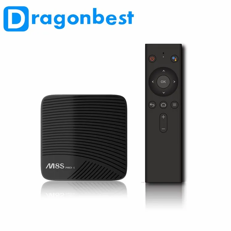 Android tv box двойной тюнер m8s pro L ATV s912 3 г 16 г конвертера с голос универсальный пульт дистанционного управления
