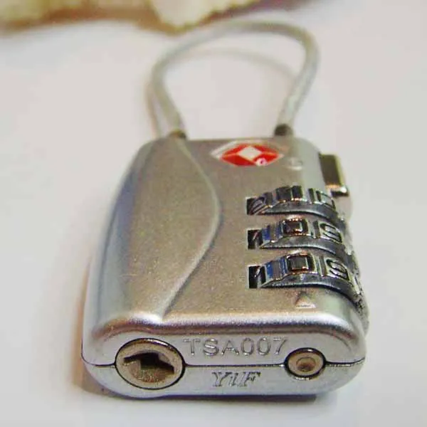 TSA-719 hot selling 3 digits luggage wire lock
