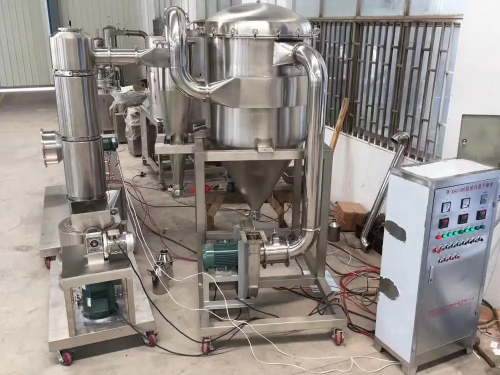 Industrial hot air spin flash dryer drying equipment for Inorganic salt