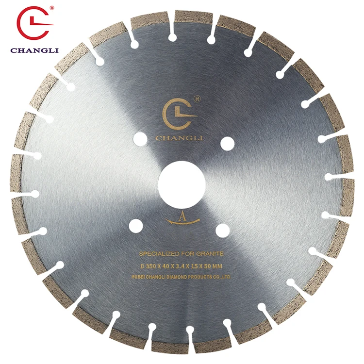 Лидер продаж поставщик электроинструментов каменные круглые тихие ножи 350 мм 14 дюймов слот для J-Key гранитные Алмазные пилы