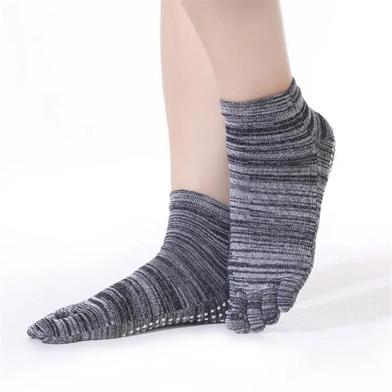 
AGRADECIDO Anti-bacterial Toeless Yoga Socks Non Slip Sock Ready To Ship 