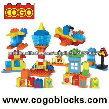 COGO серия для начинающих пластмассовый конструктор средного