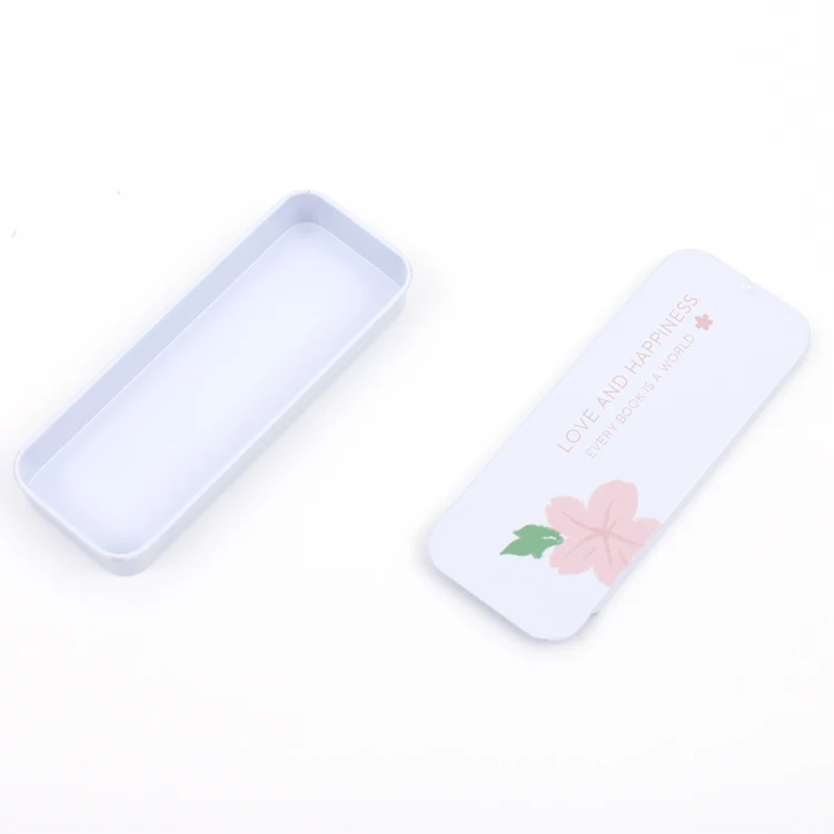 Good Quality Pink Printing  Mint Tin Box Candy Slider Tin Can for Promotion