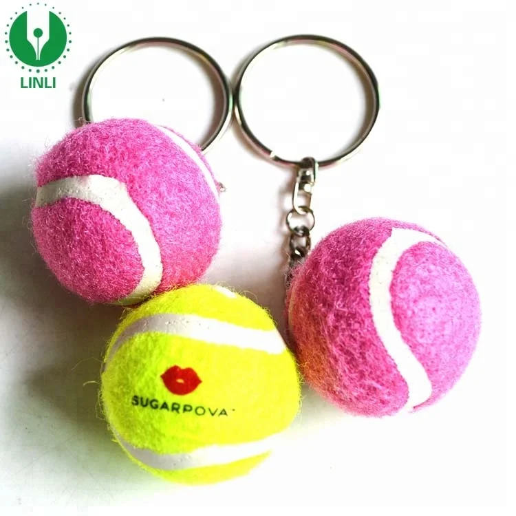 
High Quality keychain/ Tennis Ball Keychain,Fancy Key Ring / Beach Ball Keyring 