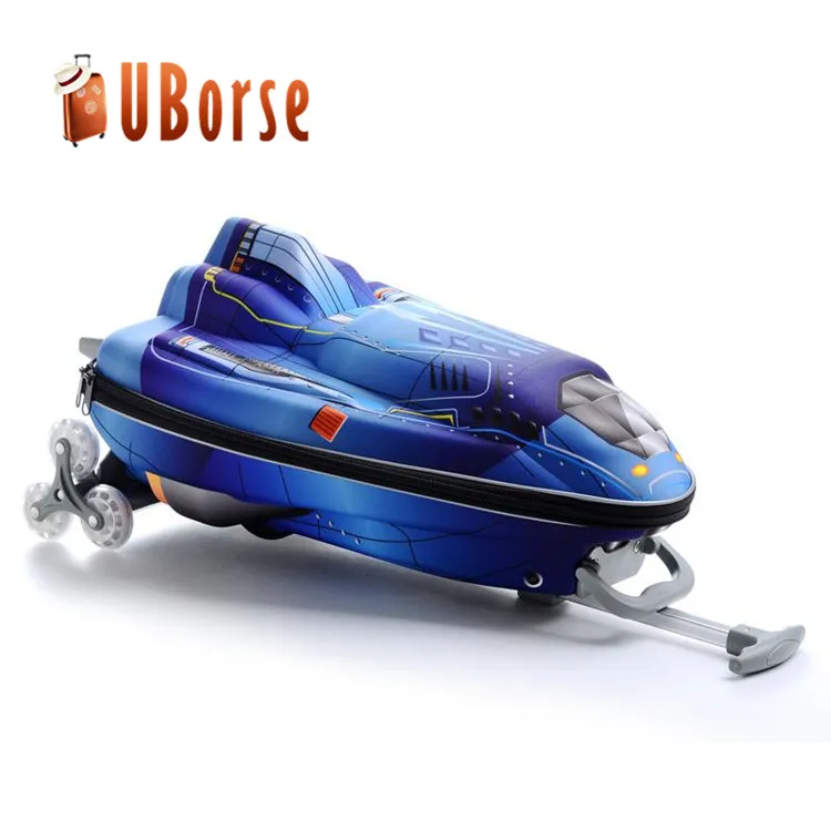 
New 3D EVA airplane kids luggage trolley suitcase rolling kids school bag children luggage 