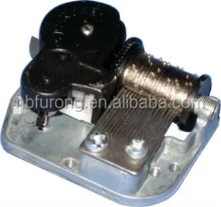 18 note wholesale rotating custom music box movement for baby jumping music box