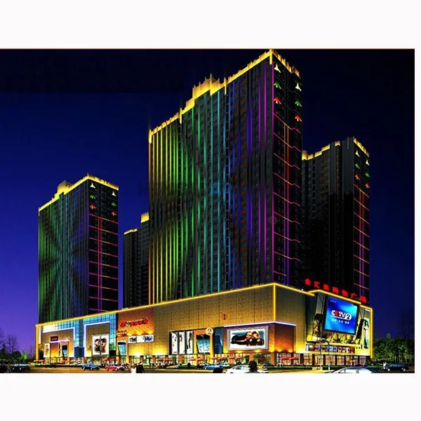 
Outdoor Rail guarding 24V Dc D4535 Rgb 48Smd 5050 6 Pixel IC Dmx Wireless Led Hurdle Digital Tube Pipe Lights 