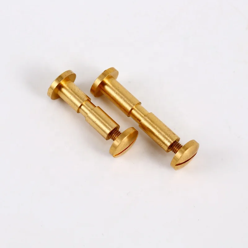 Распродажа плоская алюминиевая/Золотистая цветная переплет и нержавеющая сталь мужской женский винт для книги в Чикаго