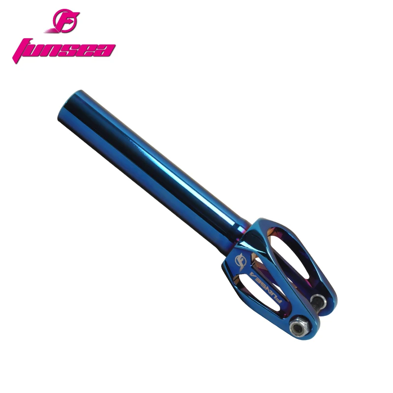 Конструкция SGS CNC скутер подходящая ширина 24/26/30 мм колесо PVD черный/синий/цвет вилка скутер запчасти для колеса 110/120 мм