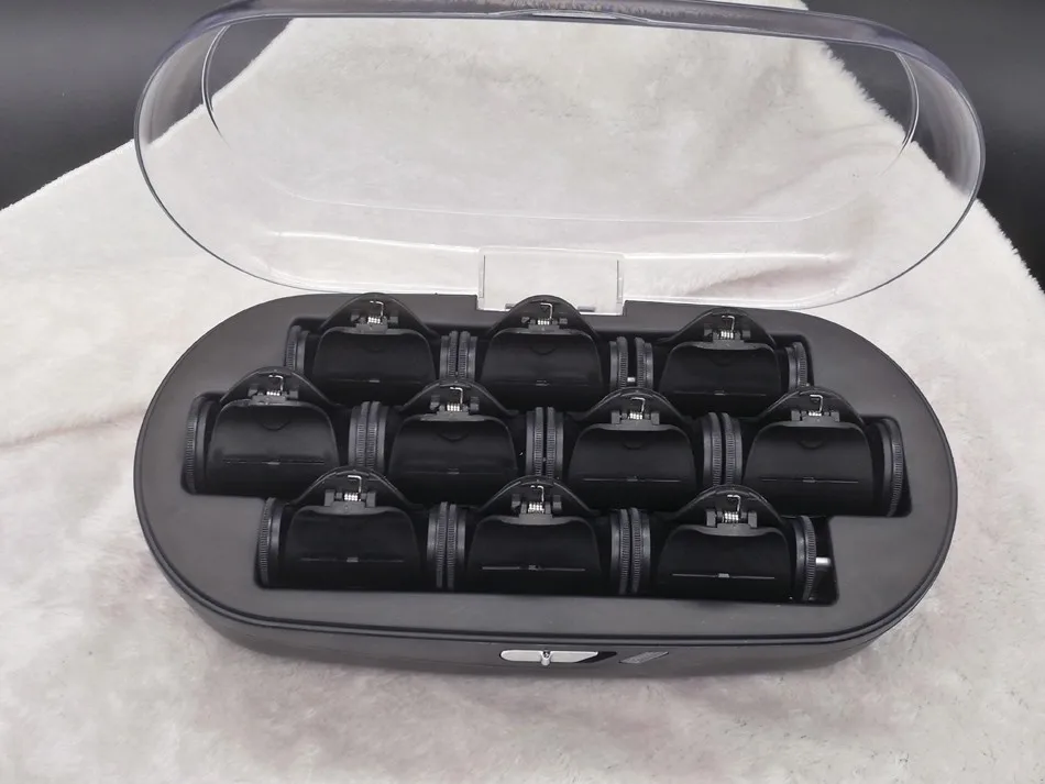 Инструменты для завивки волос, автоматические ролики для завивки волос, двойные Подогреваемые ролики для причесок