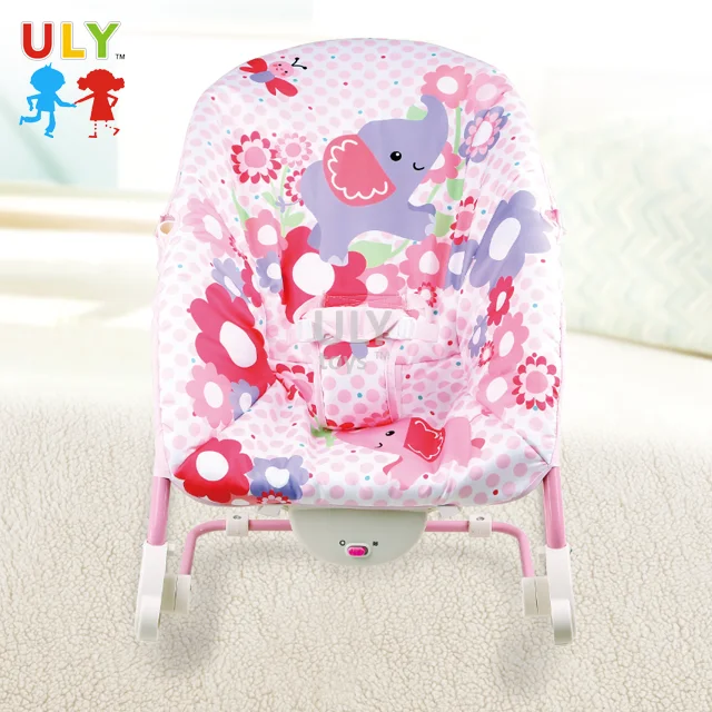 2019 High quality infant lazy sleeping musical and vibrating baby rocking chair