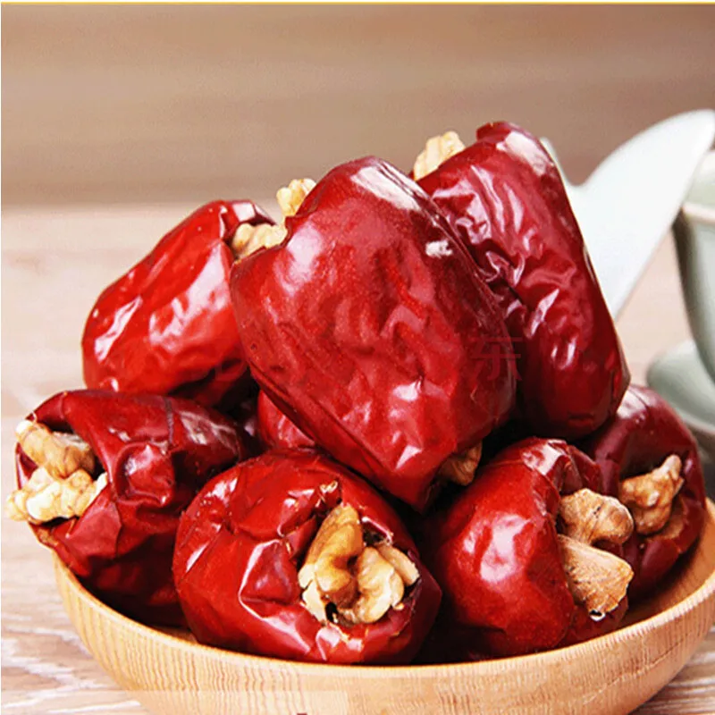 
China Red Date With Walnut Raw Meat Nuts Exporters 