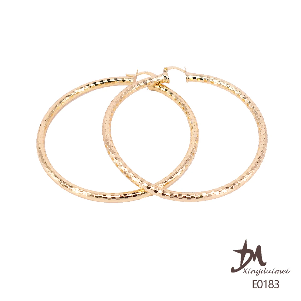 New design women gold hoop earrings E0183