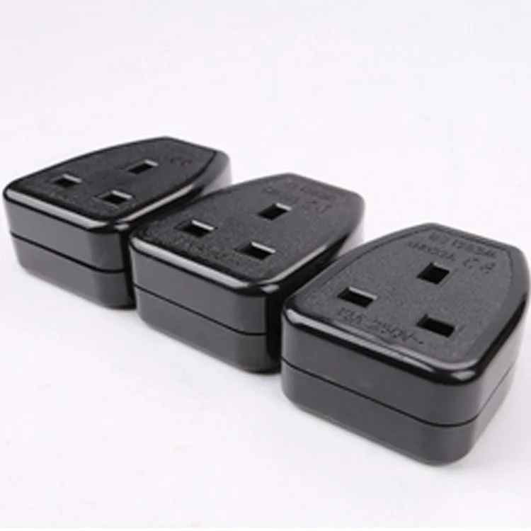 BS1363 3pin uk female mother electrical power socket for extension cable use 13A