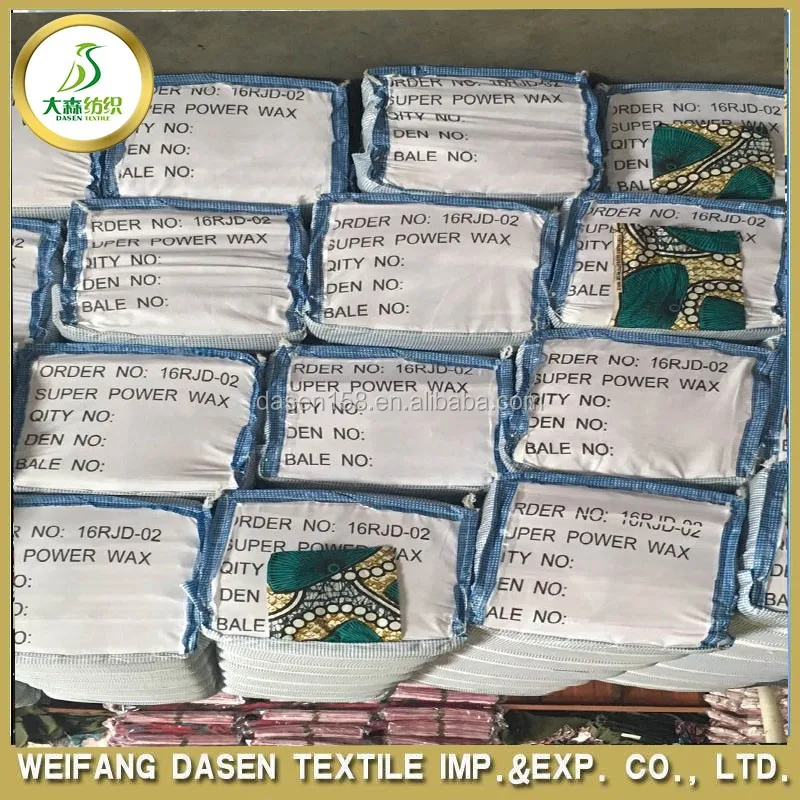 African Fabrics Wholesale 100% Cotton Fabric African Wax Prints Fabric china supplier weifang