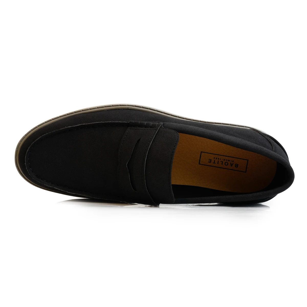 Baolite Pu suede comfort walking man loafers men casual shoes