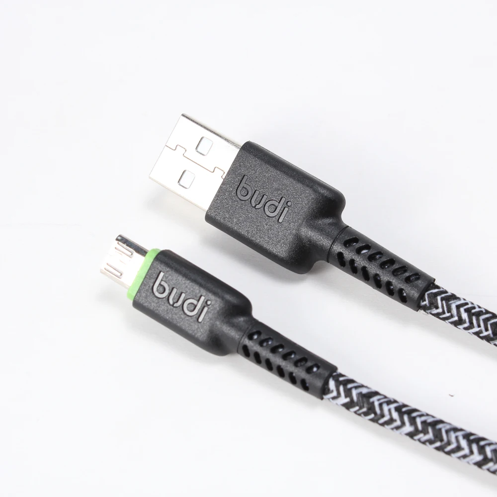 Hot Selling V8 Micro Usb Data Cable charging cable for mobile phones from budi factory odm oem