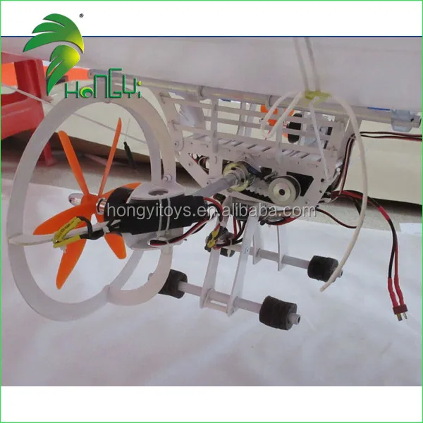 Outdoor Attractive Inflatable RC Blimp , Radio Control Airship With Logo Prints