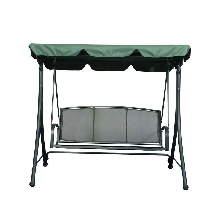 Yinzhou Living Outdoor Patio Stand Alone Chairs For Bedrooms Cheap Winging Lounge Canopy Double Seat Metal Set With Swing Chair