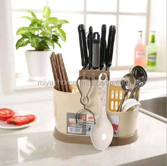 Hot sale Kitchen Tool Storage Box / Kitchenware Tableware Rack Draining Holder / Kitchen tableware spoon chopsticks storage box