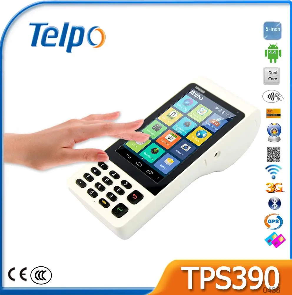 POS Factory Telpo TPS390 recharge gprs manual pos terminal