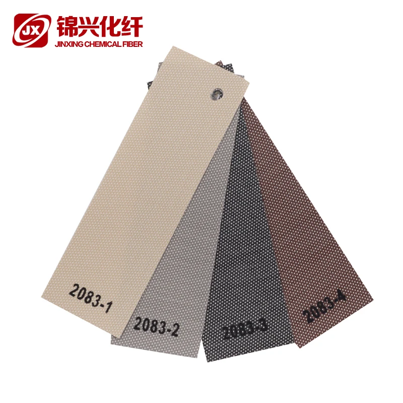 waterproof roller blind PVC sunscreen curtain fabric for office 2083