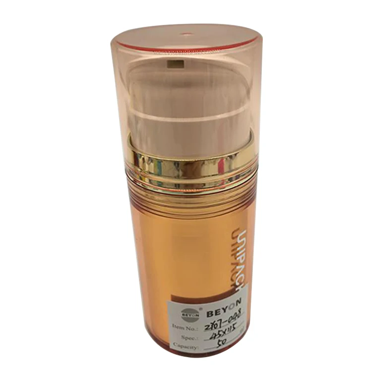 Eco-Friendly Pctg 50Ml Cosmetic Airless Lotion Pump Bottle