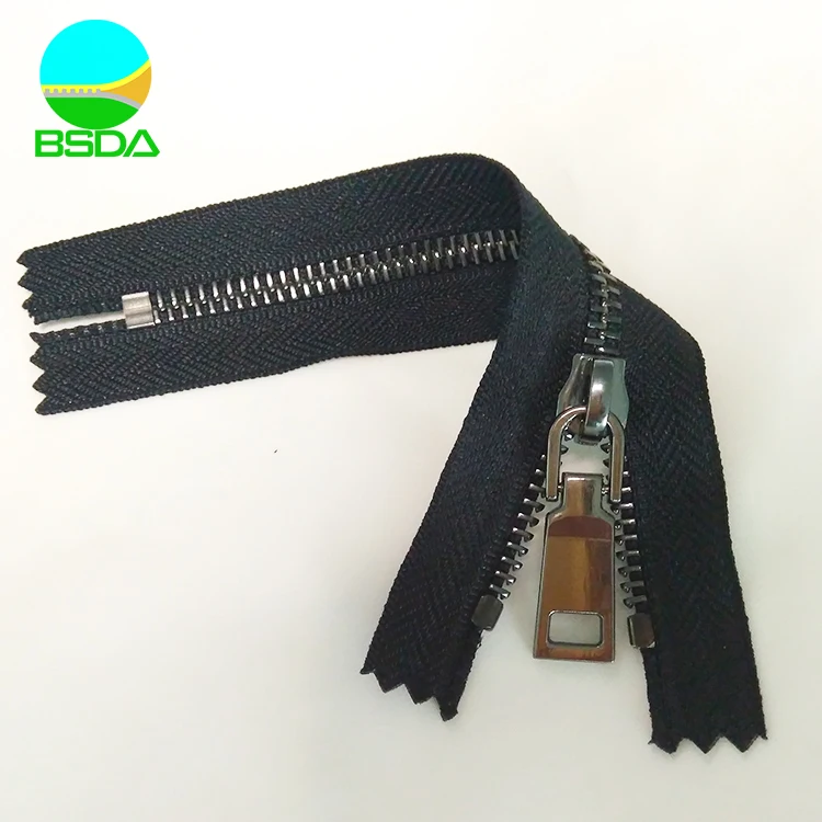 Молния оптовая продажа с фабрики нержавеющая сталь металл y зубы молния