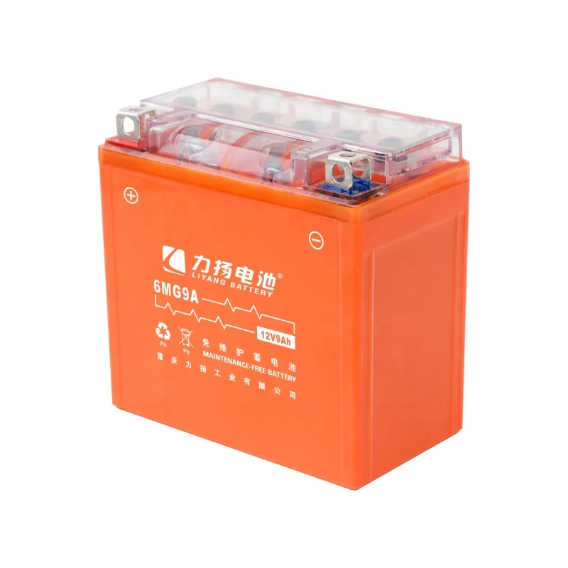 Top Liyang 12v9ah  High Quality battery for motorcycle Lifan/Zongshen/Loncin
