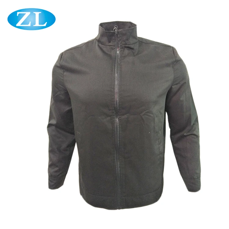 ZhiLin custom high quality factory wholesale black mens jacket