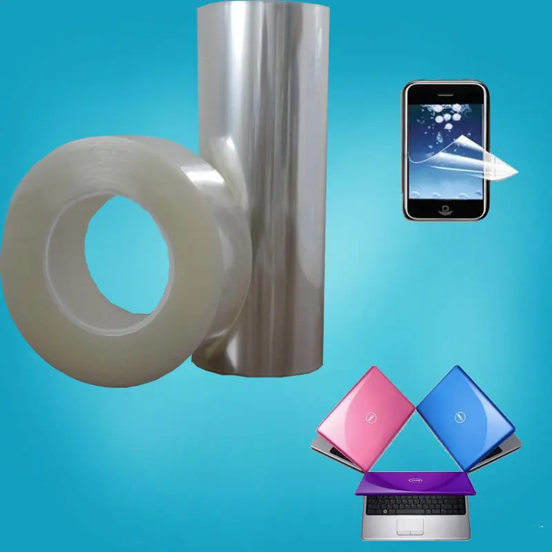 Printable Silicone and Acrylic PET Adhesive Protective Film