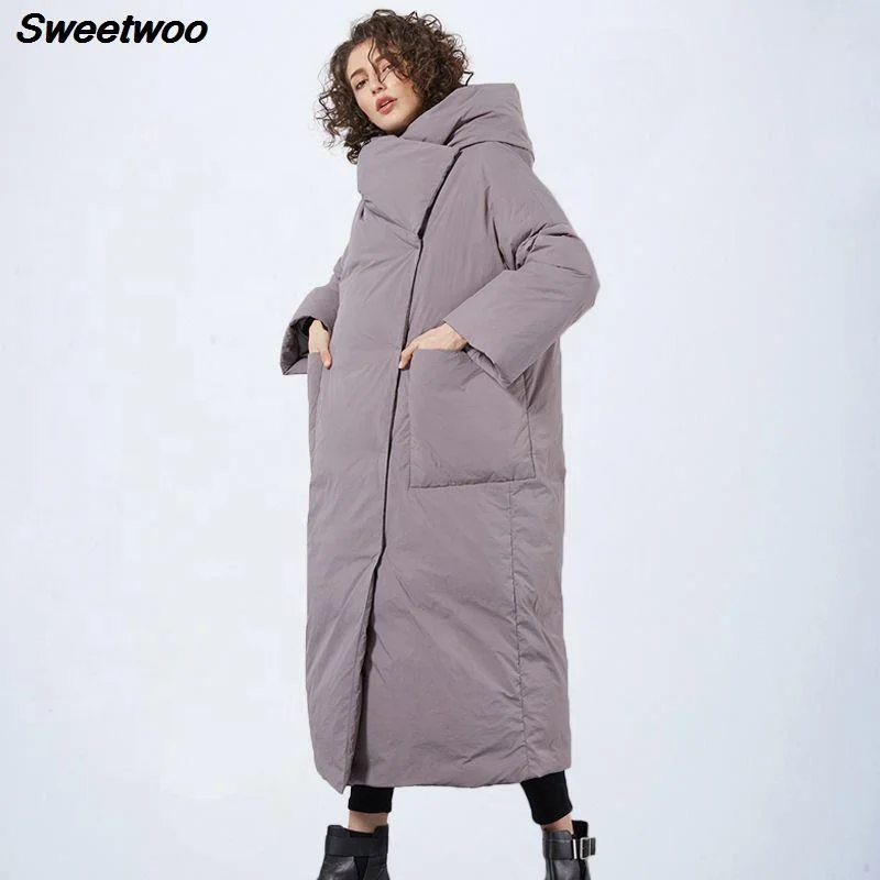 
Sweetwoo Brands New Winter Collection of Jacket Stylish Windproof Female Coat Womens Quilted Coat Jackets Long Warm Parkas Tops 