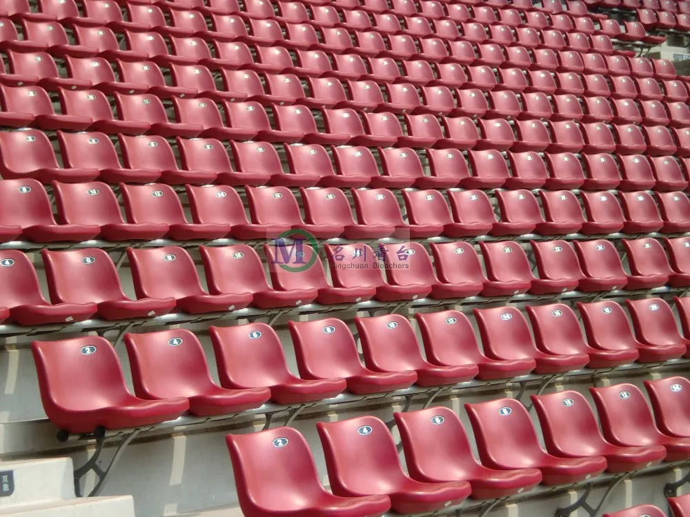 Virgo sport events stadium seats, plastic stadium chairs for football soccer