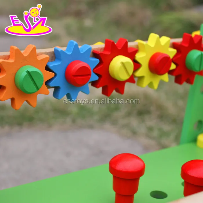 New Fashion DIY Educational Tool Toys,Colorful wooden tool box toy for kids,Hot sale wooden tool toy for children W03D055