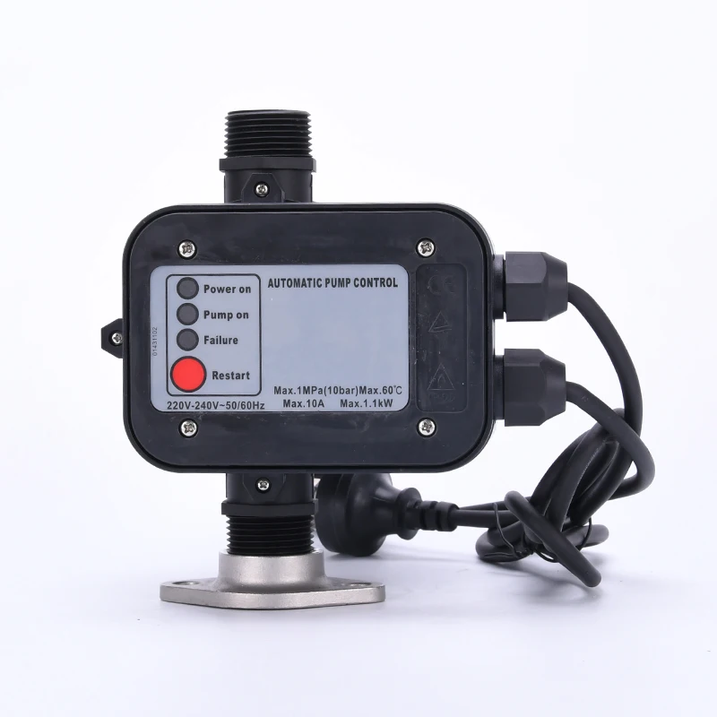 tever brand auto-reset and dry-running protection water pump pressure control