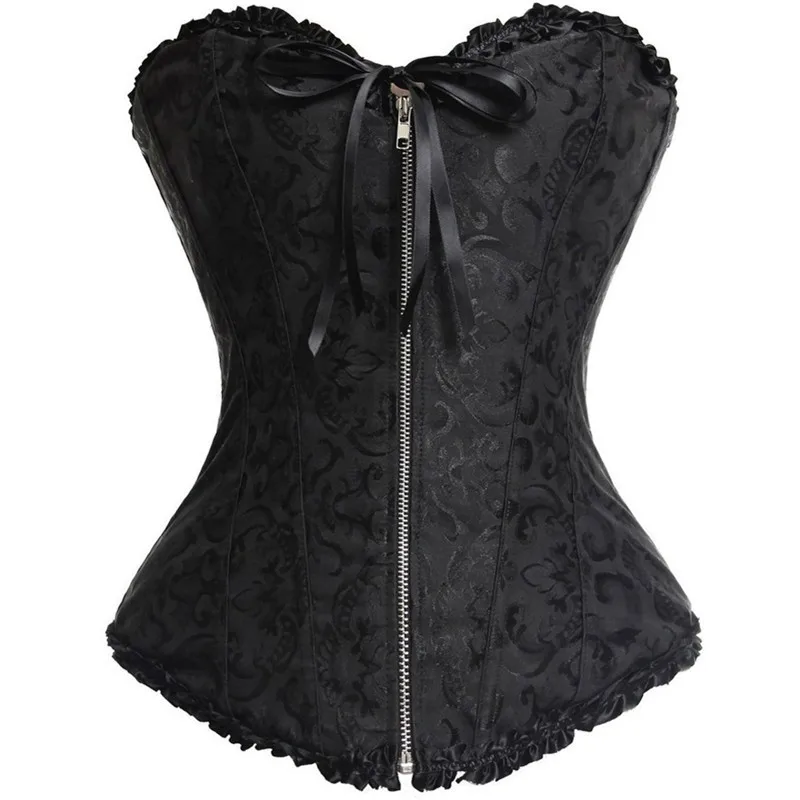 Wholesale Women Shapewear Lace Zipper Wedding Corset