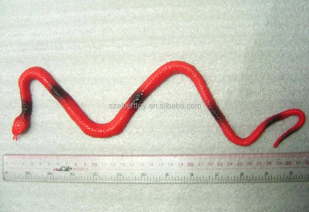 stretch fake realistic rubber novelty snake toys