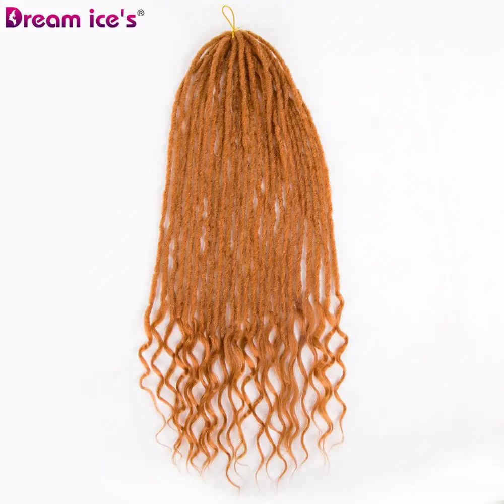 New arrival 24inch Faux locs dreads foe dreadlocks hair braids Synthetic dreadlocks crochet dreads braids Dreadlocks for women