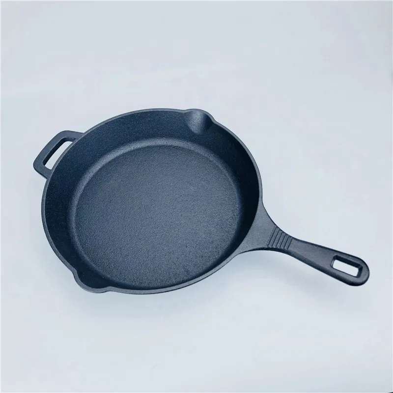 Pre-Seasoned Cast Iron Skillet Frying Pan Oven Safe Cookware for Indoor & Outdoor Use - Grill, StoveTop, (10inch - 25cm) OEM