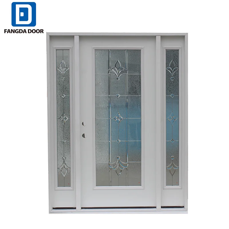 Fangda cheap cheerful fabricated steel main door design entry door