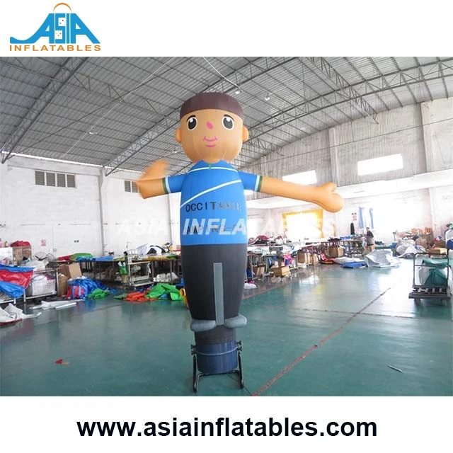 Mini Inflatable Sky Air Dancer Dancing Man / Inflatable Wave Desktop Air Dancer / Human Air Dancer