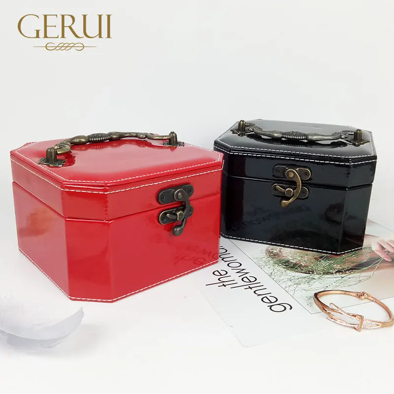 classic earring jewelry box custom logo black jewelry ring gift box