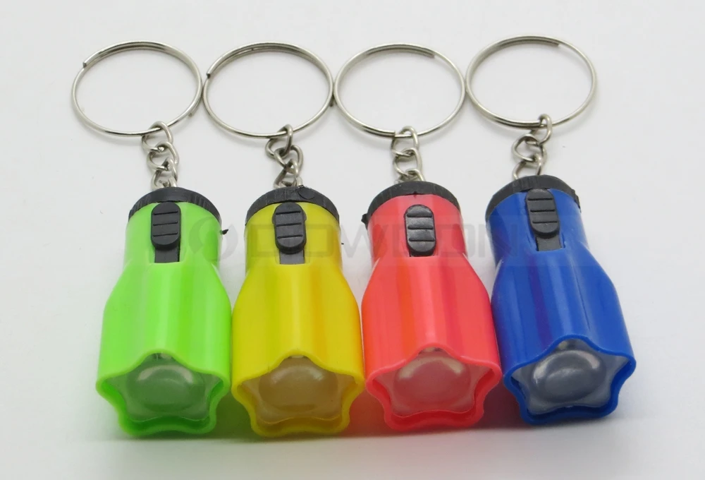 Mini Home LED Portable Star Flashlight Key Chain Torch with Battery